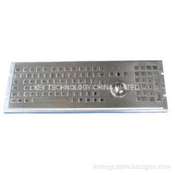 IP65 Dynamic Metal Industrial Mini Keyboard With Optical Tr
